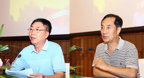 黄守岩书记、汪开国教授分别做专题讲话 黄守岩书记、汪开国教授分别做专题讲话
